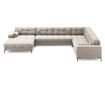 Ъглов диван Cosmopolitan Design Bali Beige с U-образна форма
