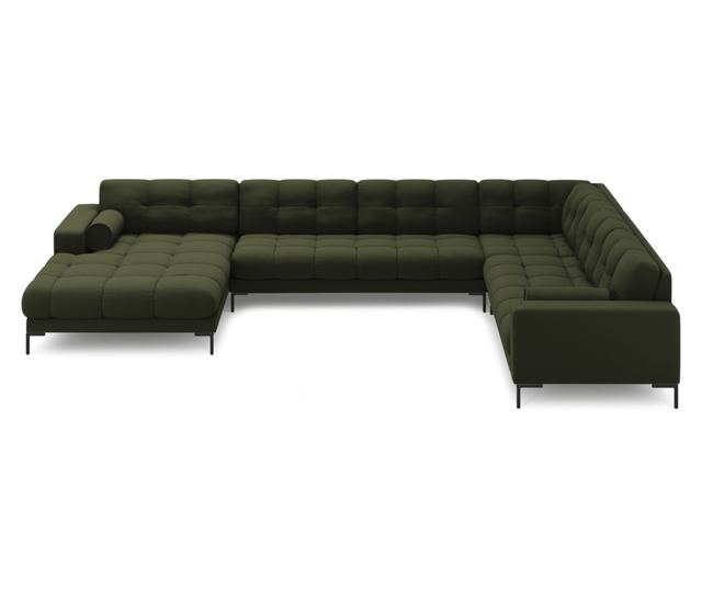 Ъглов диван Cosmopolitan Design Bali Green U-образен