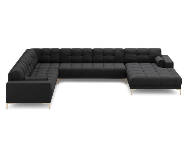 U-образен диван Cosmopolitan Design, Bali, тъмно сив