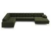 Ъглов диван Cosmopolitan Design Bali Green U-Shape