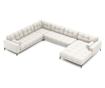 Ъглов диван с U-образна форма Cosmopolitan Design, Bali, Светло бежов