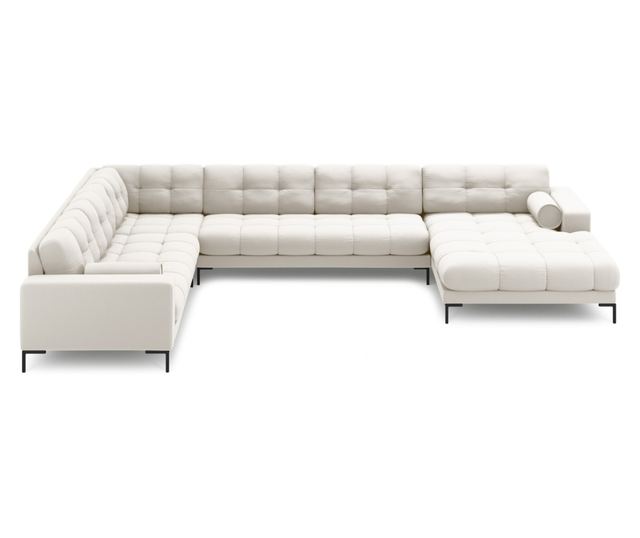 Ъглов диван с U-образна форма Cosmopolitan Design, Bali, Светло бежов