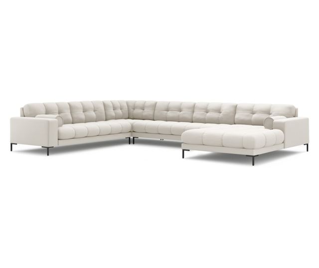 Ъглов диван с U-образна форма Cosmopolitan Design, Bali, Светло бежов