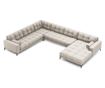 Ъглов диван с U-образна форма Cosmopolitan Design, Bali, бежов