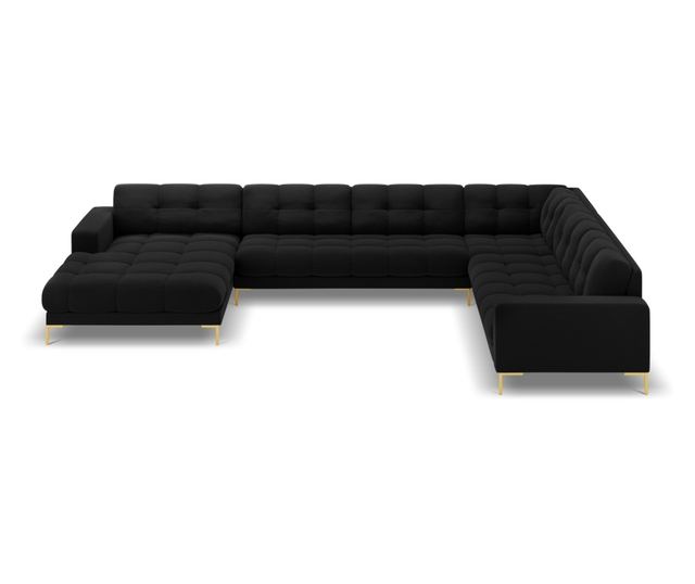 Ъглов диван Cosmopolitan Design Bali Black U-Shape