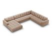 Ъглов диван Cosmopolitan Design Bali U-Shape, бежов