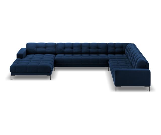 Ъглов диван Cosmopolitan Design Bali U-Shape, кралско синьо