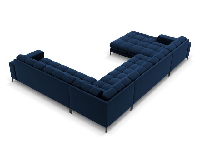 Ъглов диван Cosmopolitan Design Bali U-Shape, кралско синьо