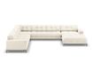 Ъглов диван Cosmopolitan Design Bali U-форма, светлобежов