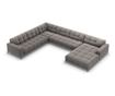 Ъглов диван Cosmopolitan Design Bali Light Gray U-Shape