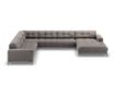Ъглов диван Cosmopolitan Design Bali Light Gray U-Shape