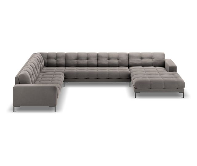 Ъглов диван Cosmopolitan Design Bali Light Gray U-Shape