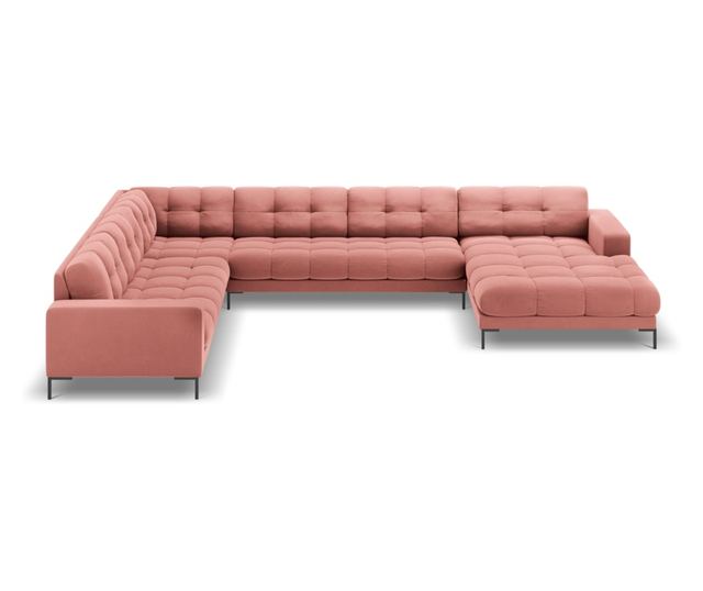 Cosmopolitan Design Bali U-образен секционен диван, розов