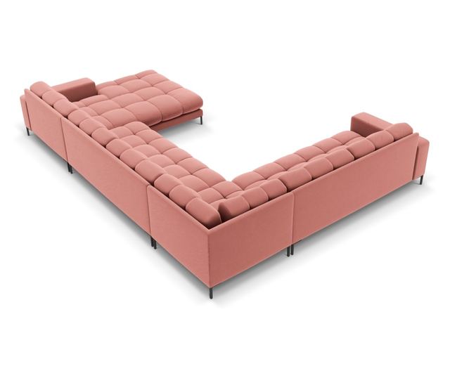 Cosmopolitan Design Bali U-образен секционен диван, розов