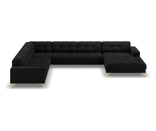 Ъглов диван Cosmopolitan Design Bali U-Shape, черен