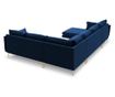 Секционен диван Milo Casa Elio Royal Blue U-образен