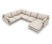 Ъглов диван с U-образна форма Milo Casa Elio, бежов
