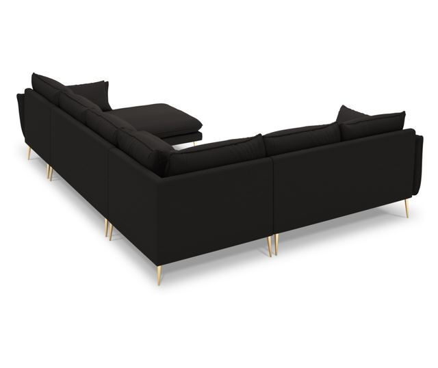 Milo Casa Elio Тъмно сив U-образен диван