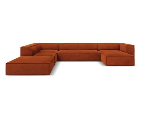 Rohová pohovka do tvaru U Windsor & Co 861803, terakota, 68x270x365 cm