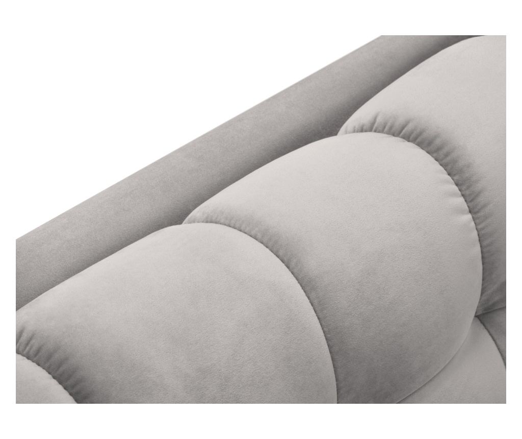 Sarokkanapé Cosmopolitan Design 620658, Bali, Ezüst, 75x185x293 cm - 6
