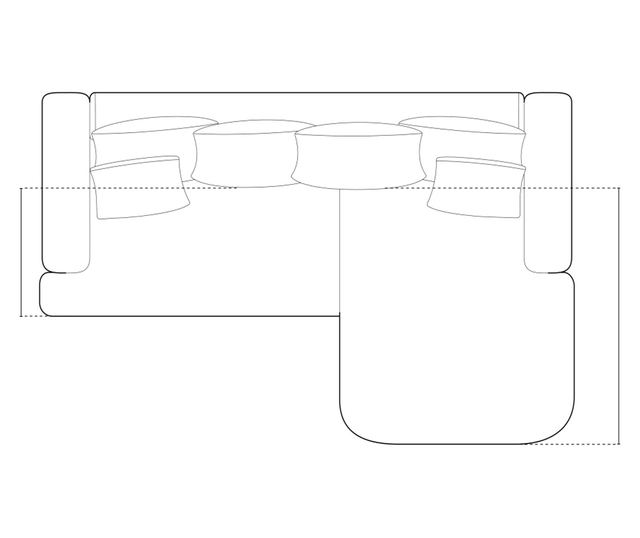 Mazzini Maria Modular Corner Sofa Bed, Light Beige