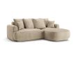 Mazzini Maria Modular Corner Sofa Bed, Light Beige