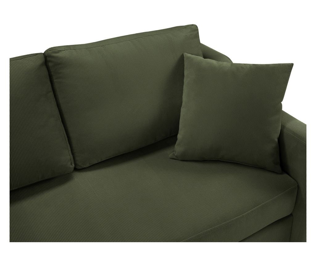 Sarokülőgarnitúra Mazzini 840981, rózsaszín, sötétzöld - 8