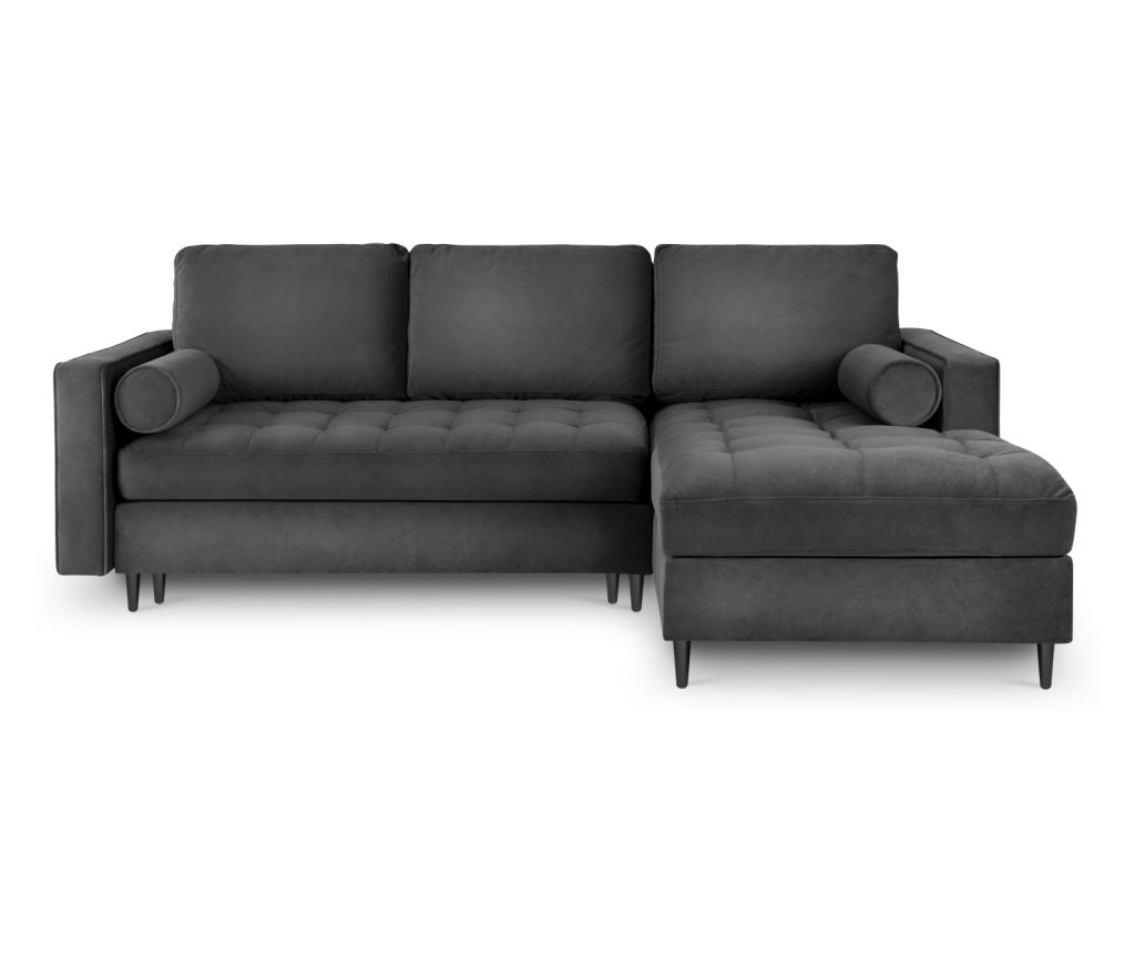 Milo Casa Sleeper Sectional kanapé, Santo, sötétszürke - 4