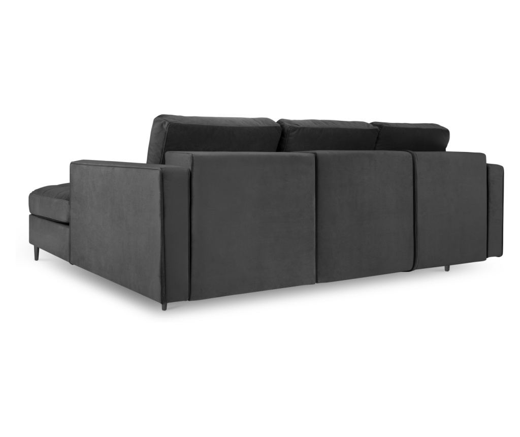 Milo Casa Sleeper Sectional kanapé, Santo, sötétszürke - 5
