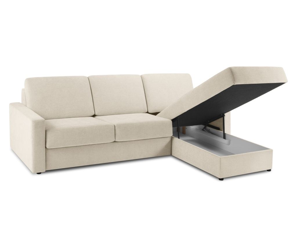Sarokkanapé ágyfunkcióval Windsor & Co 860410, Portia, bézs - 6