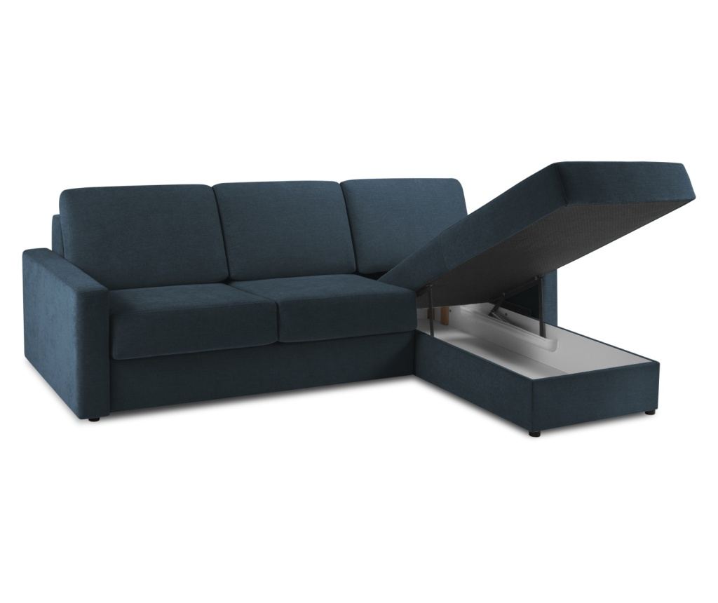 Sarokülőgarnitúra Windsor & Co 860410, Portia, sötétkék - 6