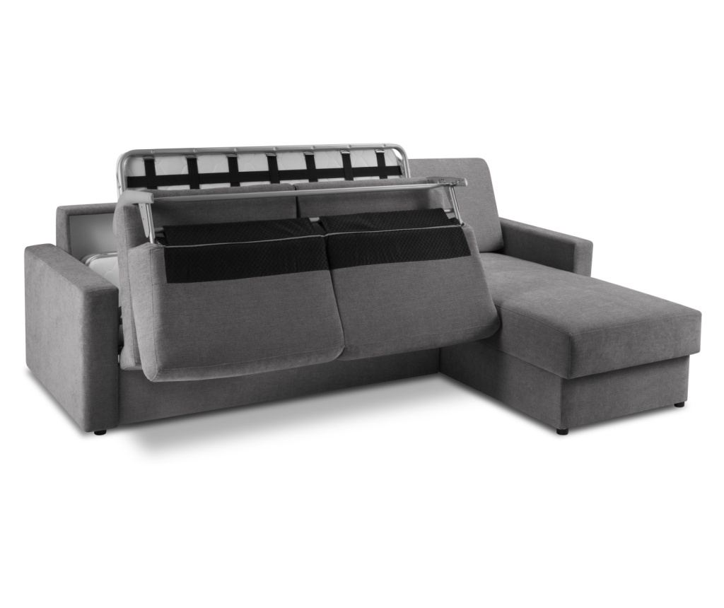 Windsor & Co Portia sarokgarnitúra ágyfunkcióval, szürke - 5