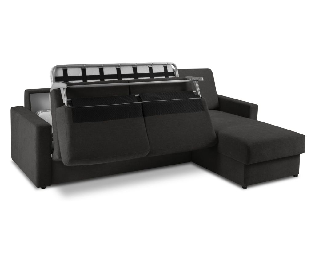 Sarokülőgarnitúra Windsor & Co 860410, Portia, fekete - 5