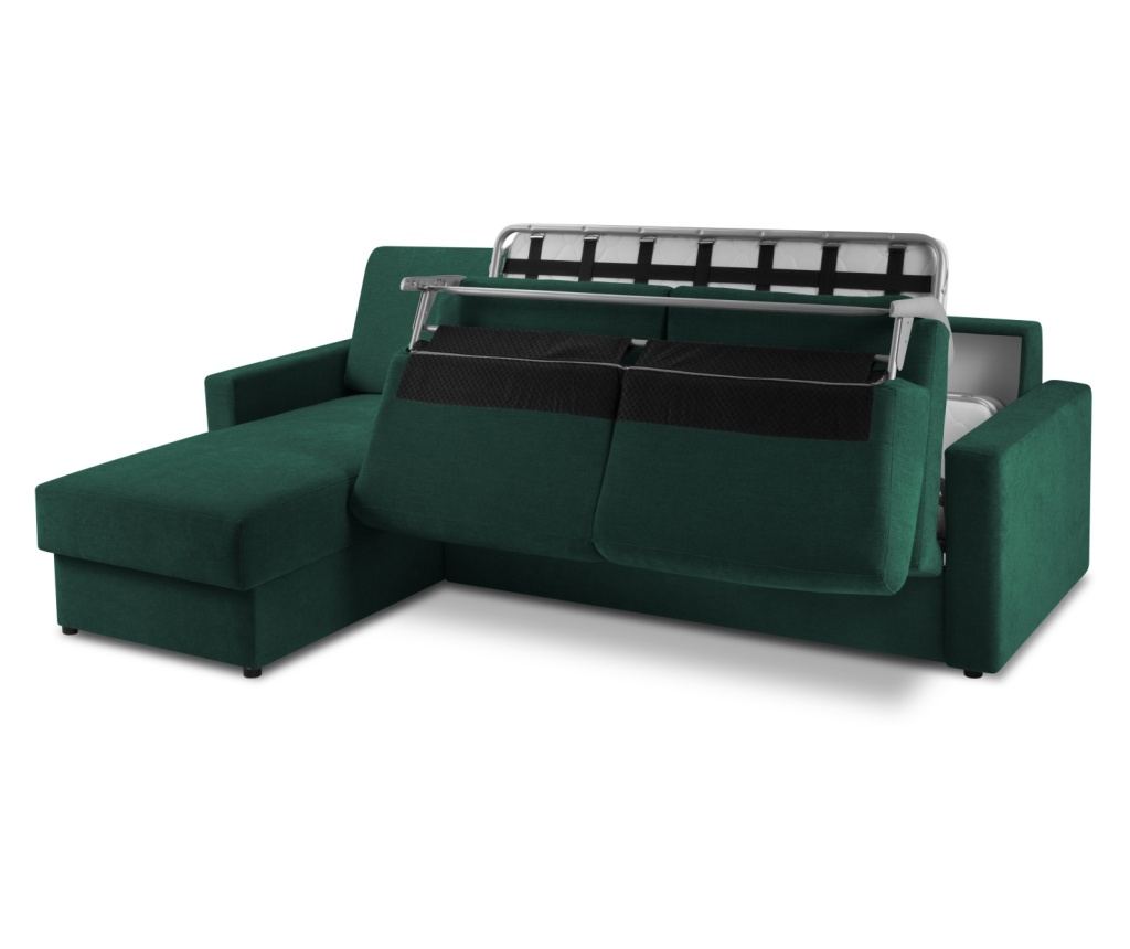 Sarokülőgarnitúra Windsor & Co 860410, Portia, sötétzöld - 5