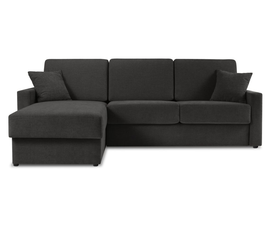 Sarokkanapé ágyfunkcióval Windsor & Co 860410, Portia, fekete - 2