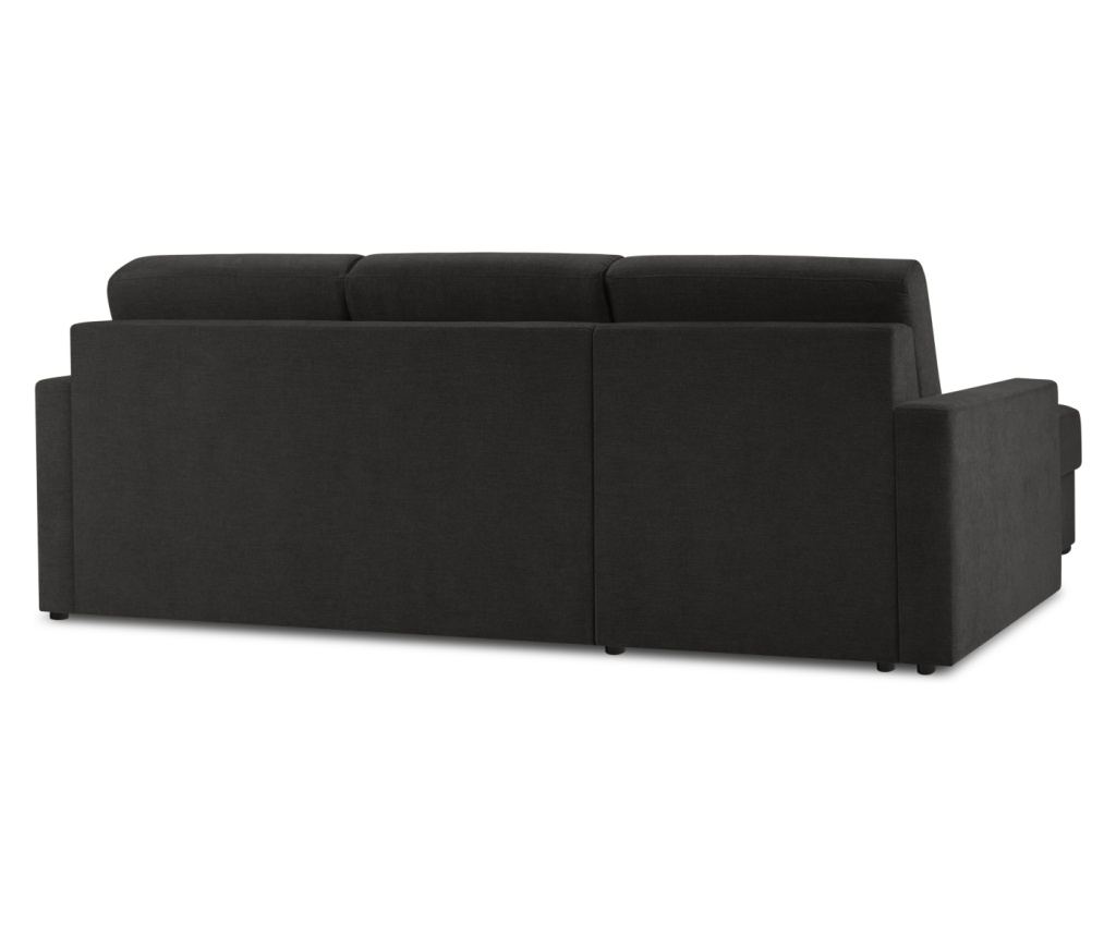 Sarokkanapé ágyfunkcióval Windsor & Co 860410, Portia, fekete - 3