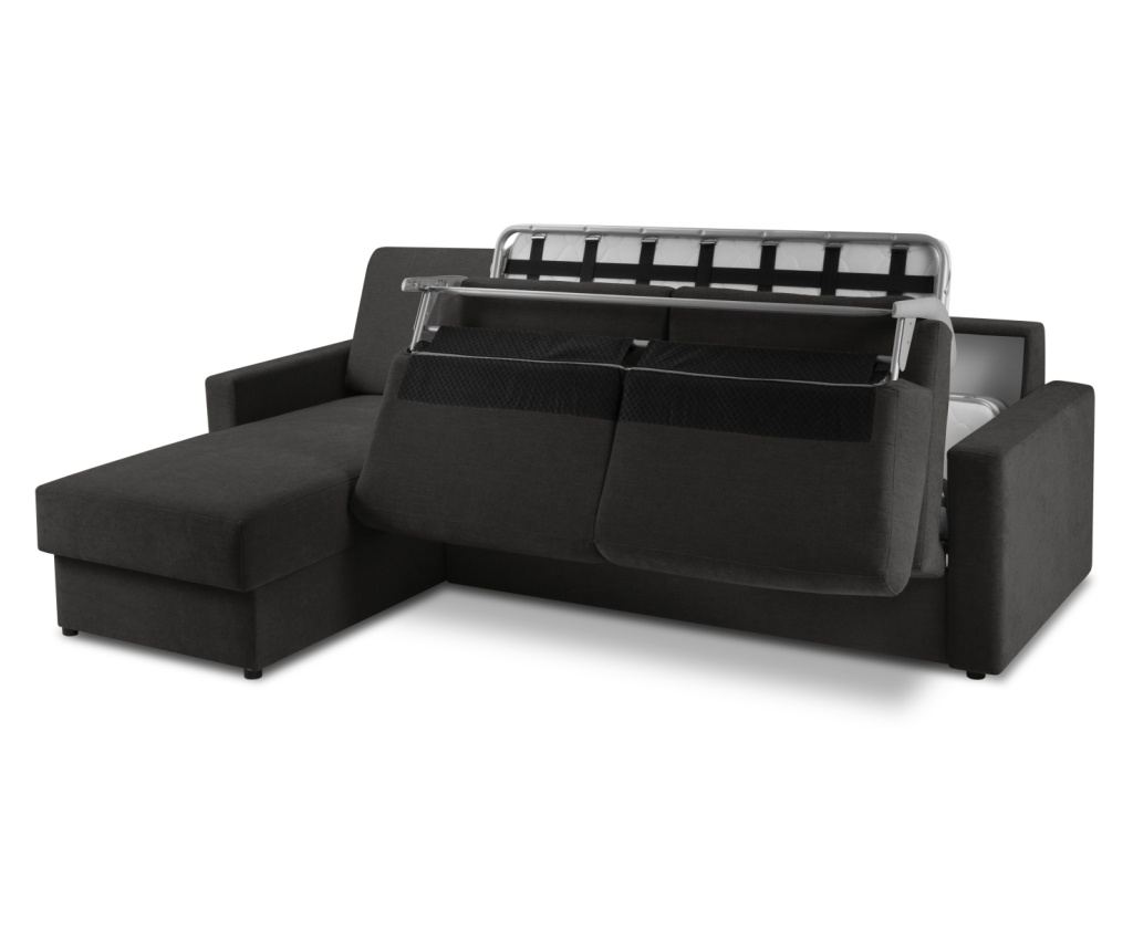 Sarokkanapé ágyfunkcióval Windsor & Co 860410, Portia, fekete - 5