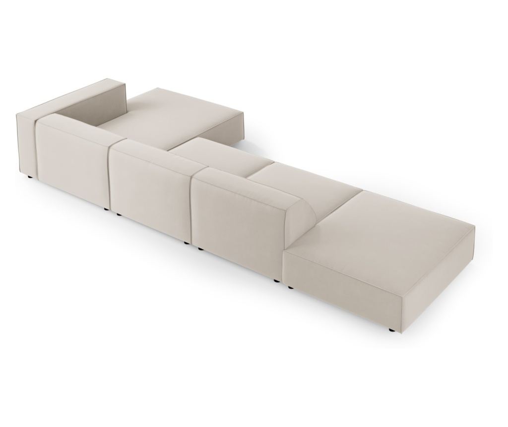 Sarokülőgarnitúra Cosmopolitan Design 622406, Arendal, krém, 70x166x341 cm - 3