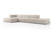 Sarokkanapé Cosmopolitan Design 622406, Arendal, krém, 70x166x341 cm thumbnail 2