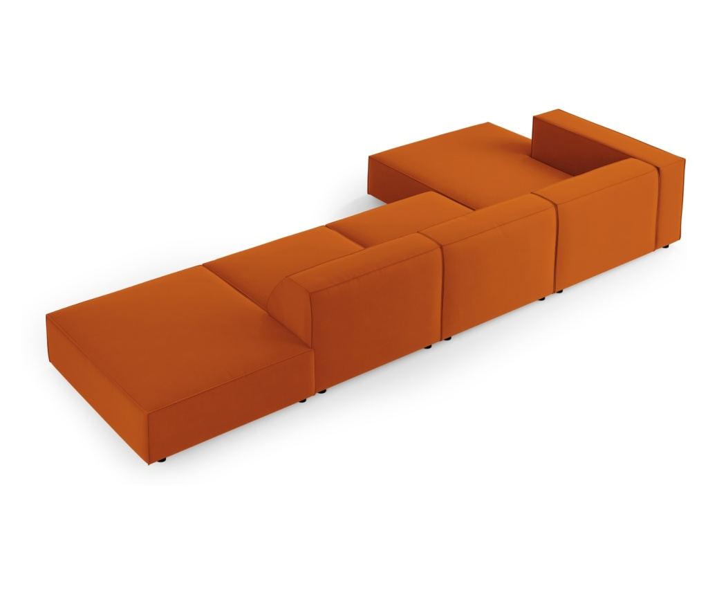 Sarokkanapé Cosmopolitan Design 622406, Arendal, Terracotta, 70x166x341 cm - 3