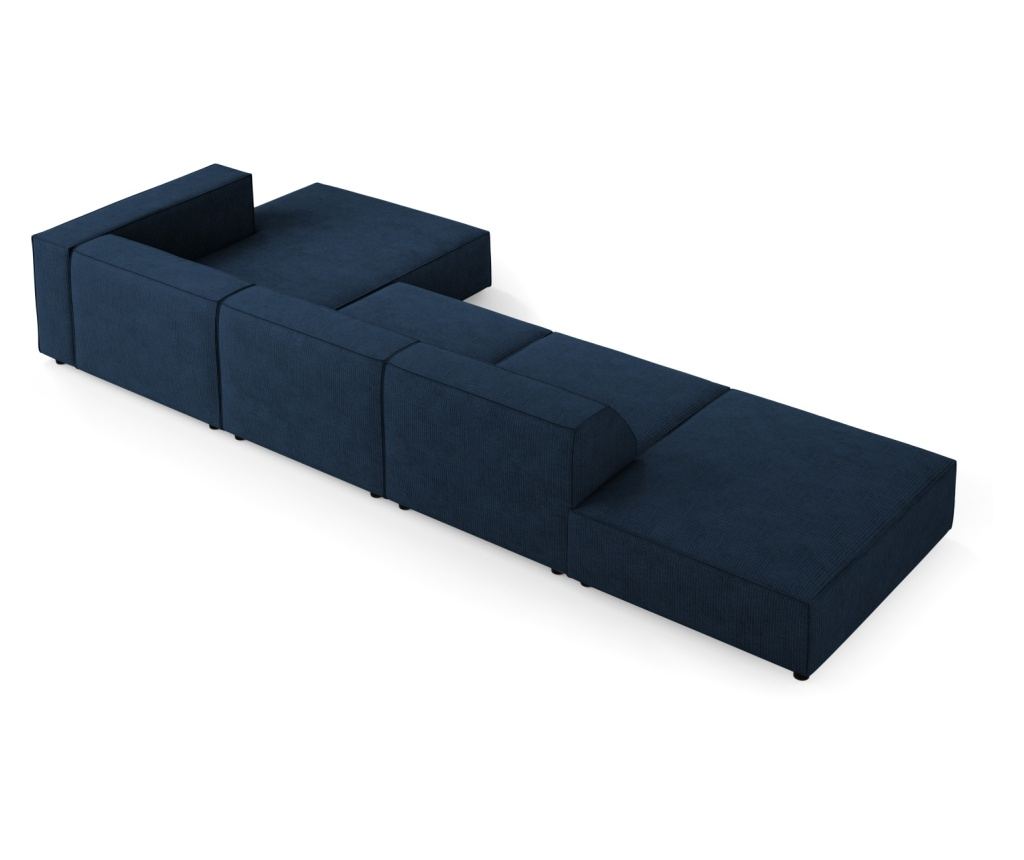 Cosmopolitan Design Arendal királykék sarokgarnitúra - 3