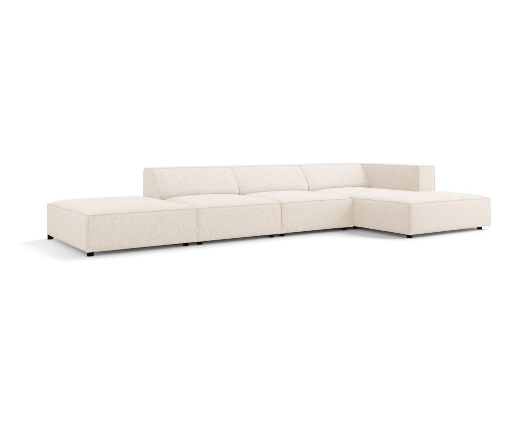 Sarokülőgarnitúra Cosmopolitan Design 622406, Arendal, Világosbézs, 70x166x341 cm - 3