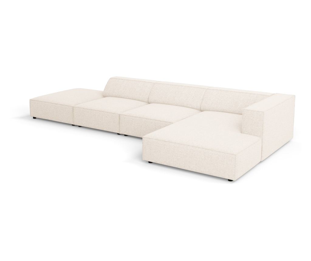 Sarokülőgarnitúra Cosmopolitan Design 622406, Arendal, Világosbézs, 70x166x341 cm - 5