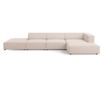 Sarokkanapé Cosmopolitan Design 622406, Arendal, bézs, 70x166x341 cm thumbnail 1