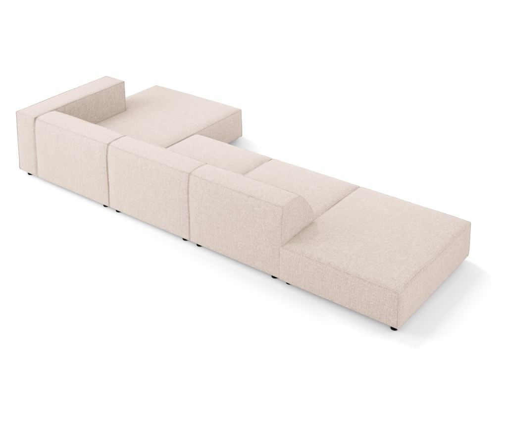 Sarokkanapé Cosmopolitan Design 622406, Arendal, bézs, 70x166x341 cm - 4