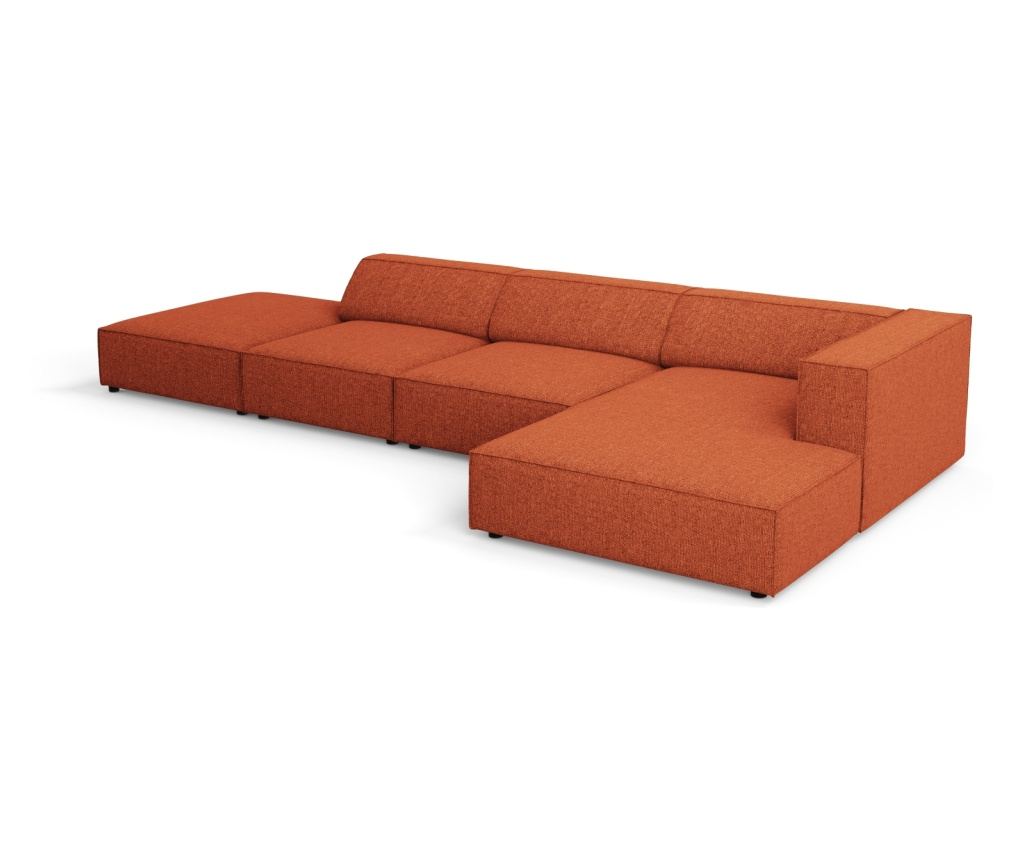 Sarokkanapé Cosmopolitan Design 622406, Arendal, Terracotta, 70x166x341 cm - 5
