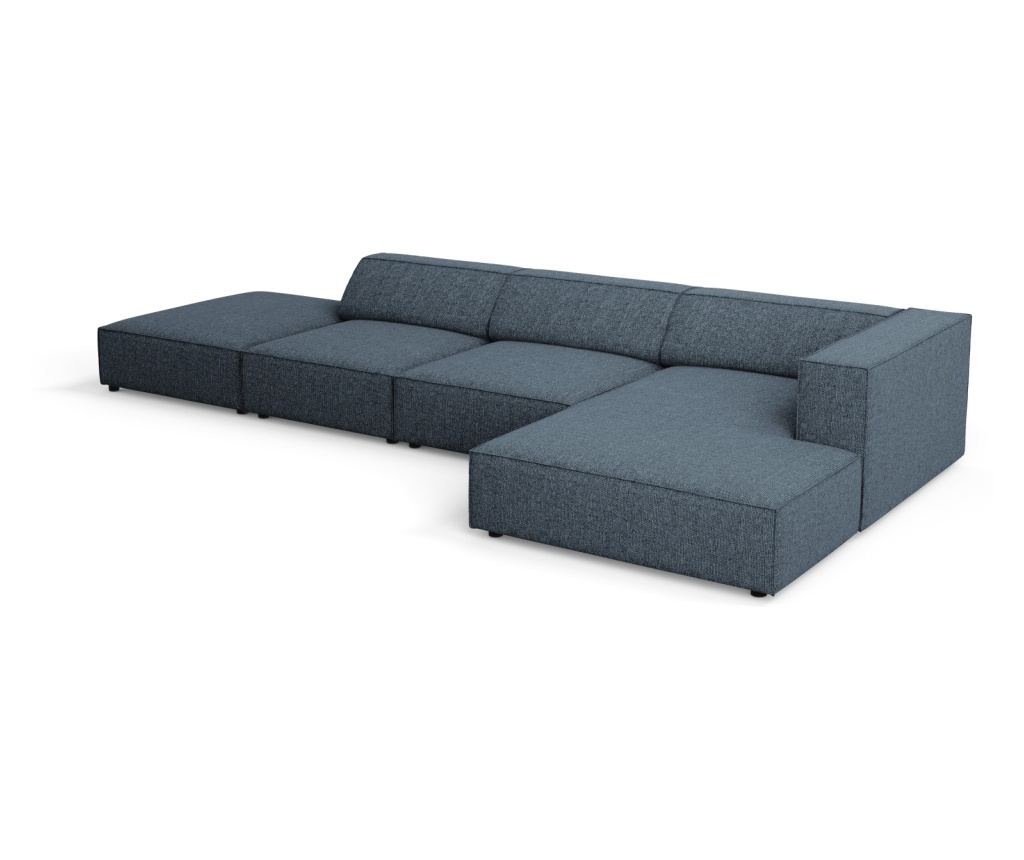 Sarokkanapé Cosmopolitan Design 622406, Arendal, királykék, 70x166x341 cm - 5