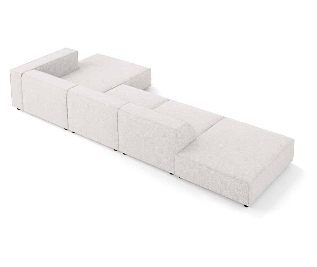 Sarokkanapé Cosmopolitan Design 622406, Arendal, Világosszürke, 70x166x341 cm - 4