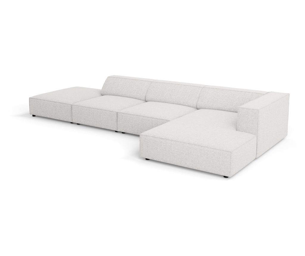 Sarokkanapé Cosmopolitan Design 622406, Arendal, Világosszürke, 70x166x341 cm - 5