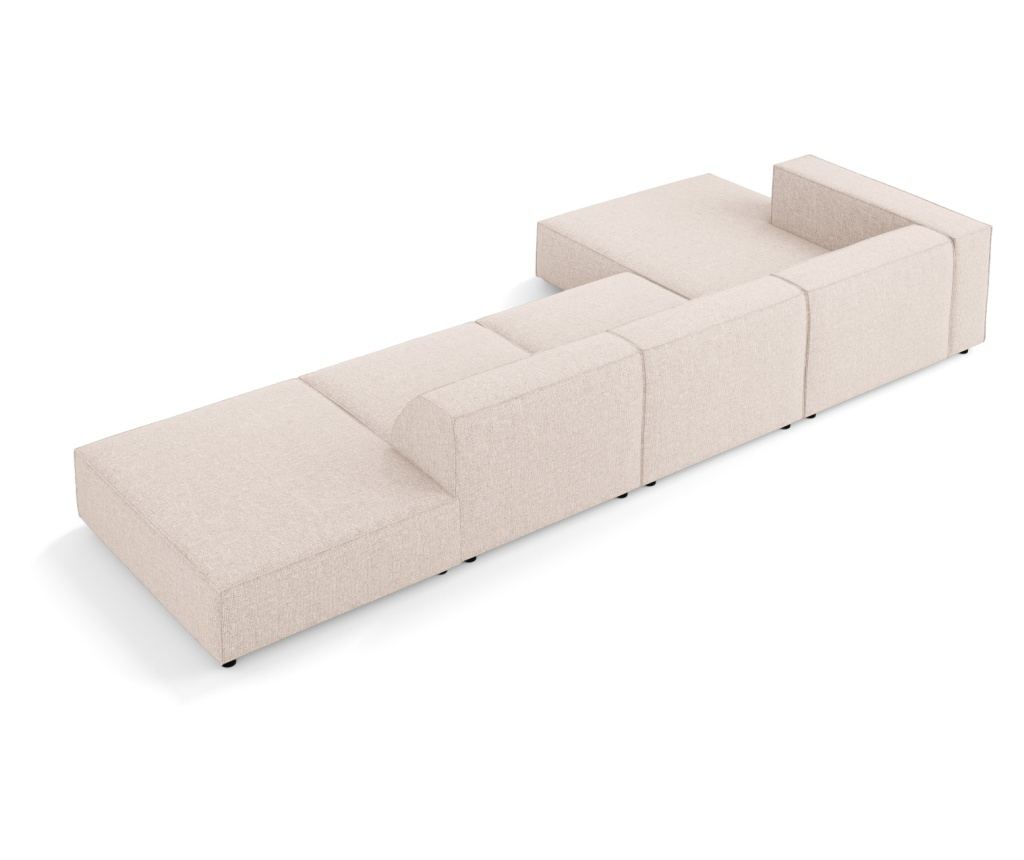 Sarokkanapé Cosmopolitan Design 622406, Arendal, bézs, 70x166x341 cm - 4